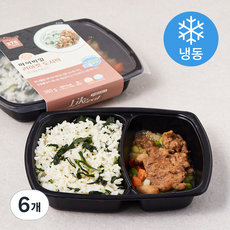 마이비밀 라이킷 도시락 취나물밥과 불고기 2개입 (냉동), 380g, 6개