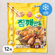 오뚜기 참깨만두 (냉동), 396g, 12개