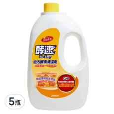do it 多益得 酵速油汙酵素清潔劑 廚房重油汙專用, 2L, 5瓶