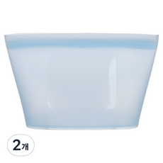 루미씰 실리콘 지퍼백 스카이 1000ml, 중(M), 2개, 1개입