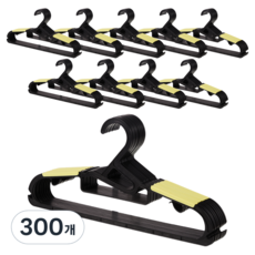 comet 堅固簡約實用防滑衣架 韓國製造, 綠色, 300個