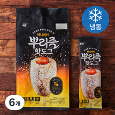 우양 허니버터 뿌리즐 핫도그 (냉동), 80g, 5개입, 6개