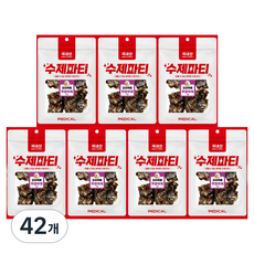 페디칼 강아지 수제파티 간식, 오리목뼈, 50g, 42개