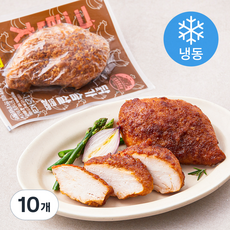 네꼬닭 크런치 닭가슴살 단짠갈비맛 (냉동), 90g, 1개입, 10개