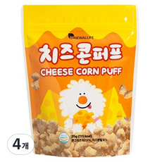 DDODDOmam 聰明媽媽 起司玉米泡芙, 25g, 4個, 起司口味