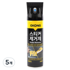 오공 스티커 제거제, 250ml, 5개