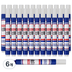 DONG-A 油性麥克筆 圓頭 12入, 藍色, 6個