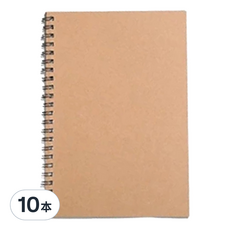 A5筆記本 Set 5 横線/方格內頁 14.2 x 20.3cm, 牛皮, 10本