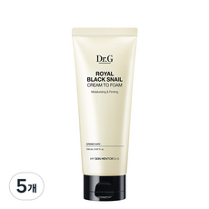 닥터지 로얄 블랙 스네일 크림 투 폼, 150ml, 5개