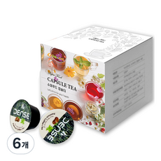 돌체구스토 호환 허브티 캡슐 페퍼민트, 3g, 12개입, 6개