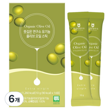 뜻깊은연구소 유기농 엑스트라버진 올리브오일 스틱 14p, 140g, 6개