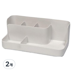 위드스타 깔끔 책상 멀티 수납 정리함, 2개, 그레이