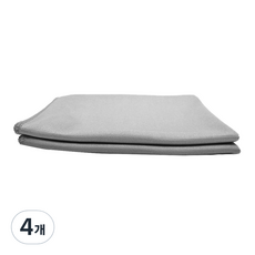 World Clean 玻璃擦拭布 灰色, 4個