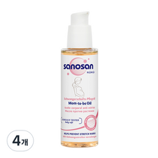 sanosan 珊諾 孕婦身體按摩油, 4個