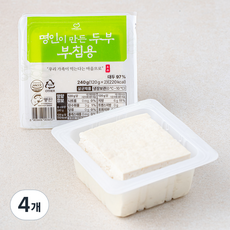 한둘 명인이 만든 두부 부침용, 120g, 4개