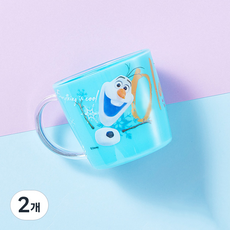 릴팡 겨울왕국2 프로스트 이중컵, 혼합 색상, 2개, 230ml
