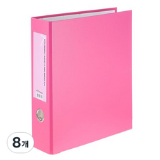 에코청운 에코 3공D링 바인다 7cm A4, 분홍, 8개