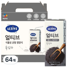 얼티브 균형영양식 흑임자, 190ml, 64개