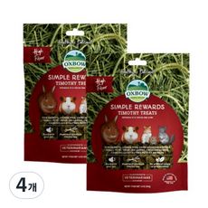 옥스보우 소동물 티모시 트릿 간식, 40g, 4개
