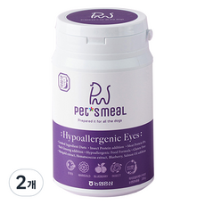 한삼인 강아지 펫츠밀 E 영양제, 200g, 눈물개선/눈건강, 2개