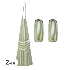 마켓피오 주방 스프라이트 앞치마 토시 세트, 타입3, 2세트