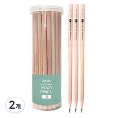 DADA 天然木質簡約鉛筆 B, 單一顏色, 60個