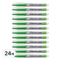 munhwA Underline S 螢光筆, 淺綠色, 24個