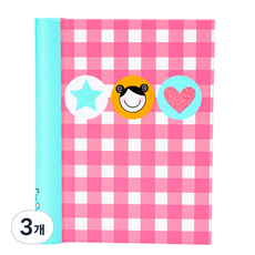 스머크 IZZIE A6 노트 KSSM069, 혼합 색상, 3개