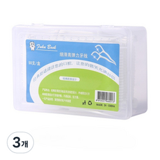 퀸즈네스트 양방향 치실케이스 리필, 50개입, 3개