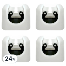존글로벌 욕실 청소도구 걸이, 24개, 화이트