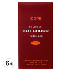 인크커피 클래식 핫초코, 22g, 6개, 10개입