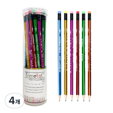 TUCO.B Trimetal三角橡皮擦鉛筆 TC-P07 HB, 混合顏色, 144個