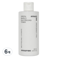 INNISFREE 青麥去角質化妝水, 250ml, 6個