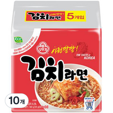 오뚜기 김치라면 120g, 10개