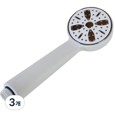 심폼 클린 샤워기 헤드 IV 화이트, 3개