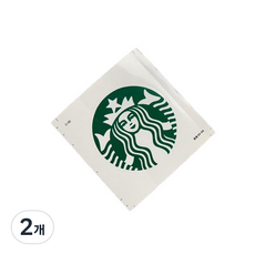咖啡貼紙, 透明, 2個
