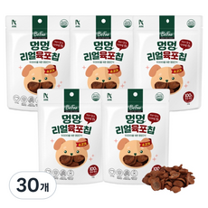 베푸 아크펫푸드 멍멍 리얼 육포칩, 30개, 50g, 소고기맛