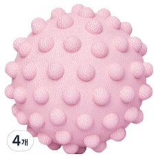 쏙쏙채움 지압 마사지볼 4.5cm, 4개, 핑크 싱글