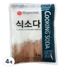 햇살나래 식소다, 1kg, 4개