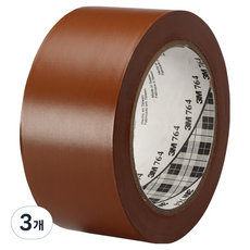 3M 地板標示膠帶 764, 棕色, 3個