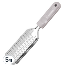 리빙포켓 부드러운 발뒷꿈치 각질 제거기 그레이, 150g, 5개, 1개입