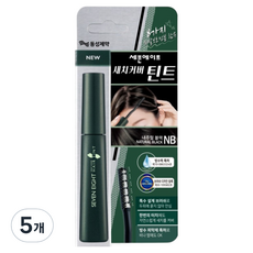 세븐에이트 새치커버 틴트 15ml, 내추럴 블랙, 5개