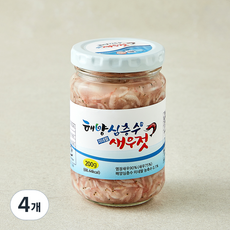 해양심층수 미네랄 새우젓, 200g, 4개