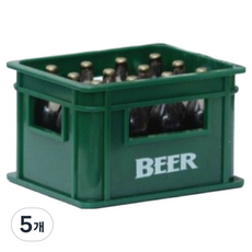 BRISK STYLE 啤酒箱造型開瓶器, 綠色, 5個
