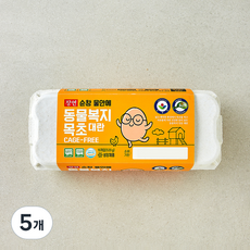 장연 순창 동물복지 인증 울안에 목초 대란 520g, 5개, 10구