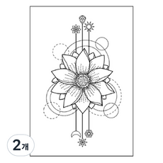 gelluna 獨特DIY紋身貼紙合集, T-21, 2個