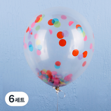 컨페티풍선 세트, 카니발, 6세트