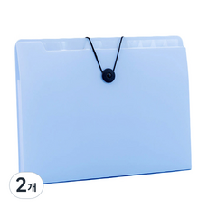 트릭온리 아코디언파일 5칸 A4, 블루, 2개