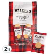 Walkers 蘇格蘭皇家 圓形奶油餅乾, 99g, 2個
