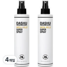 다슈 포 맨 프리미엄 메가 홀드 슈퍼 스프레이, 250ml, 4개